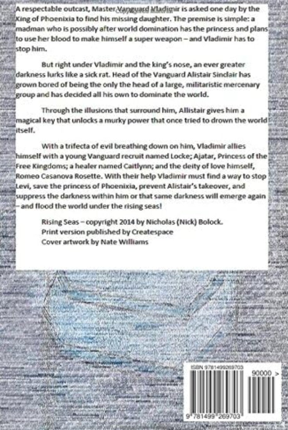 Rising Seas by Nicholas Bolock (paperback)