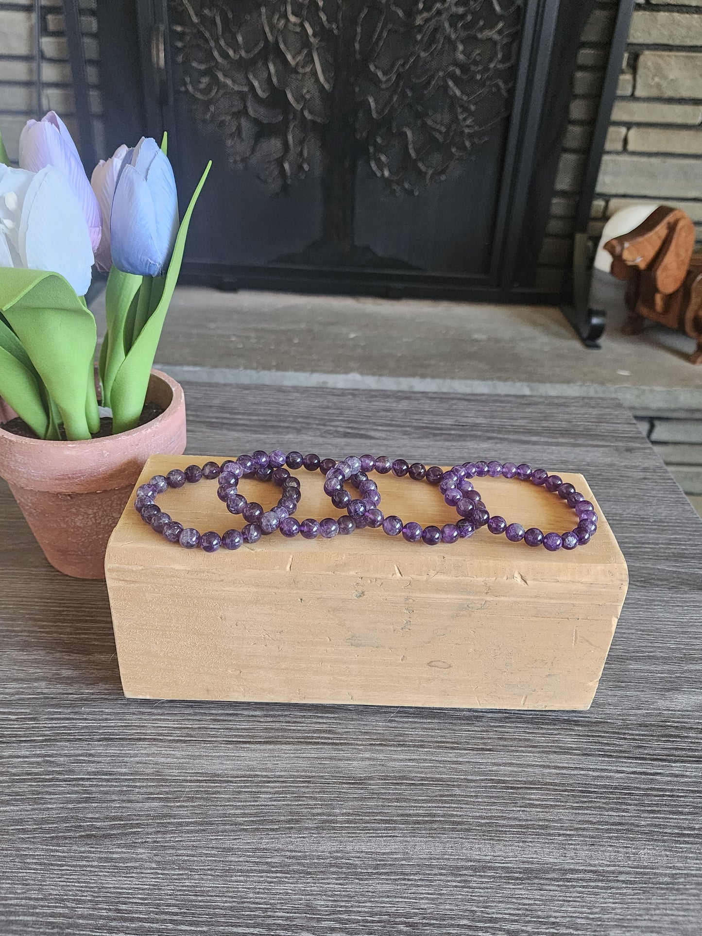 Amethyst Bracelet 8mm