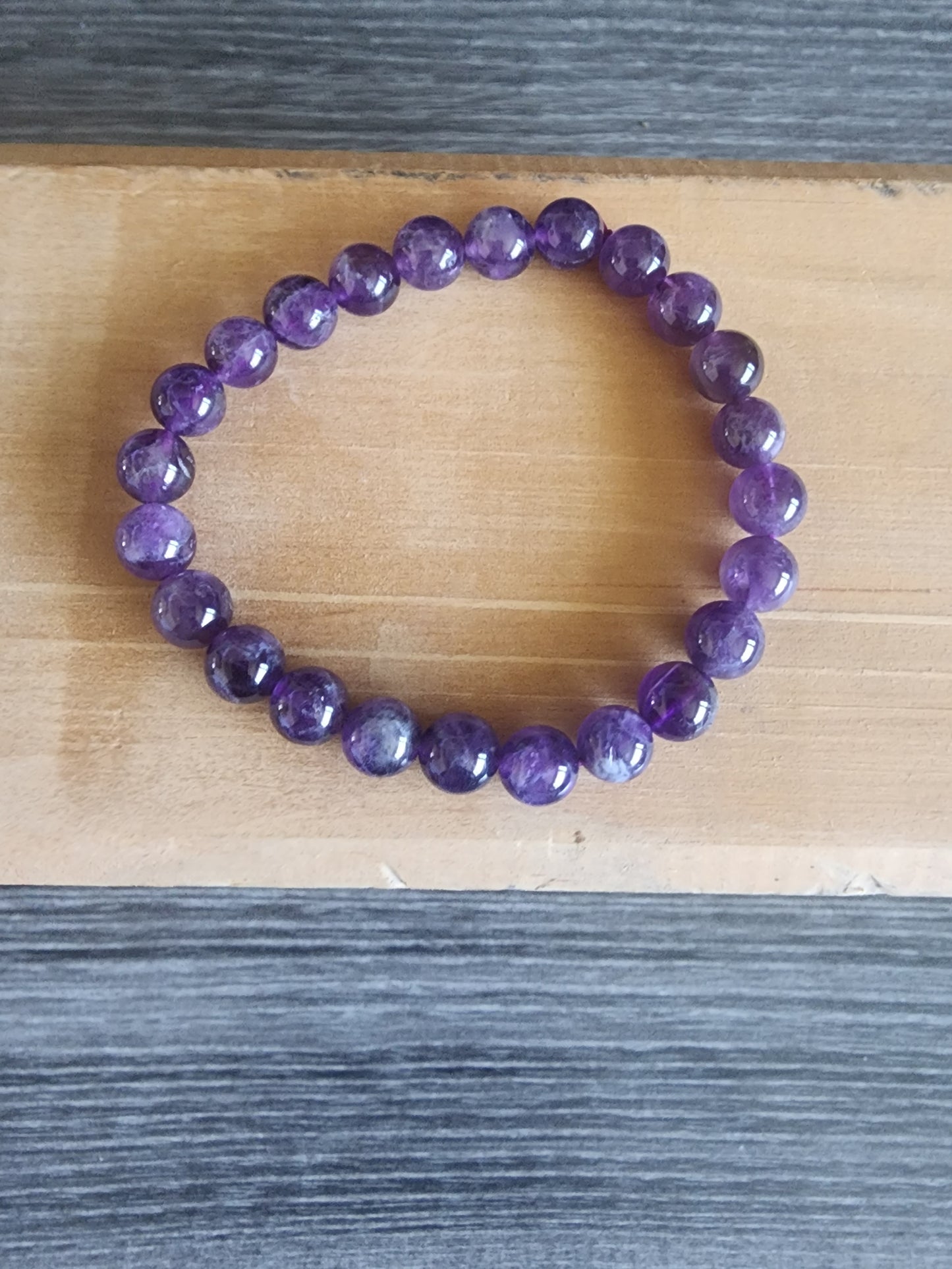 Amethyst Bracelet 8mm