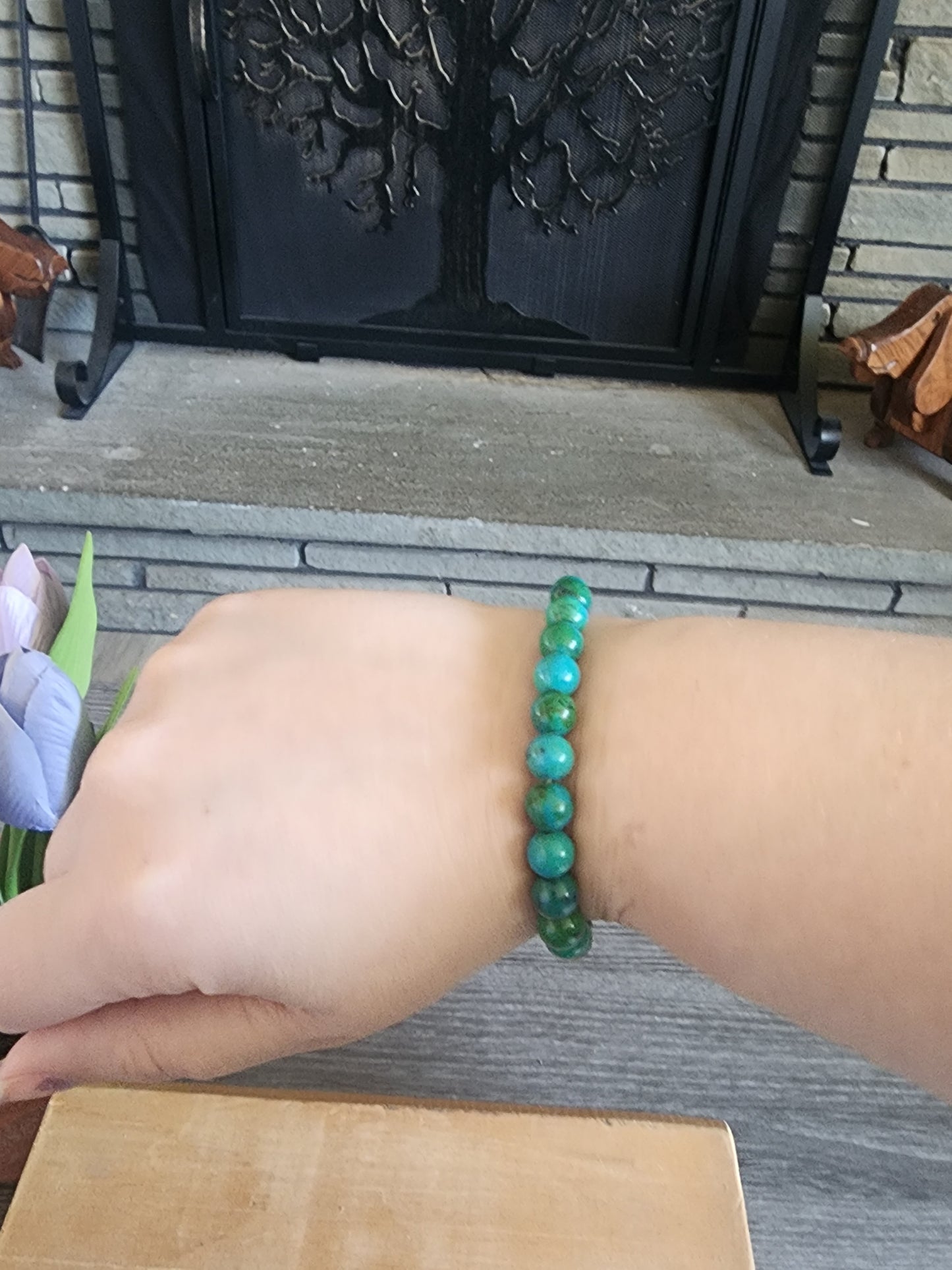Chrysocolla Bracelet 8mm