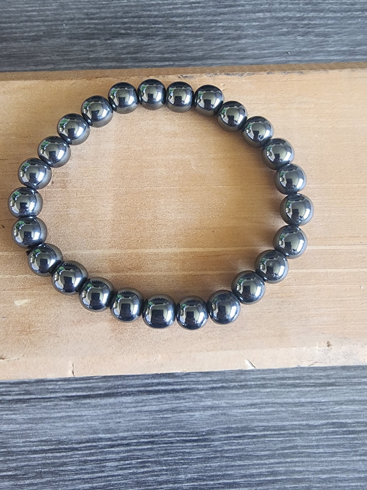 Hematite 8mm Bracelet