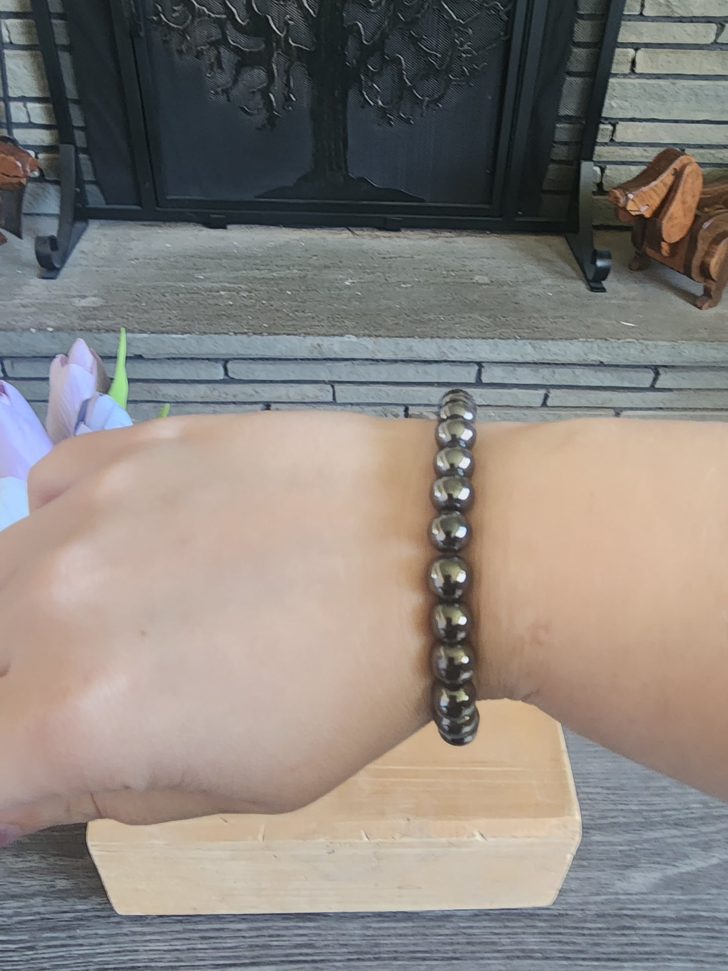 Hematite 8mm Bracelet