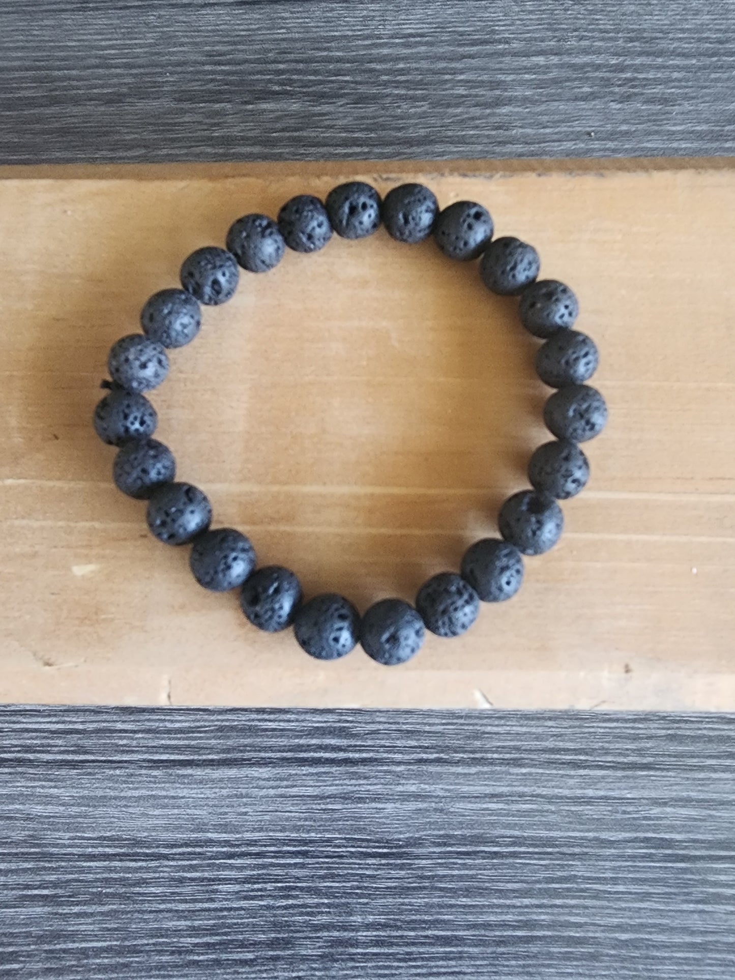 Lava Stone Bracelet 8mm