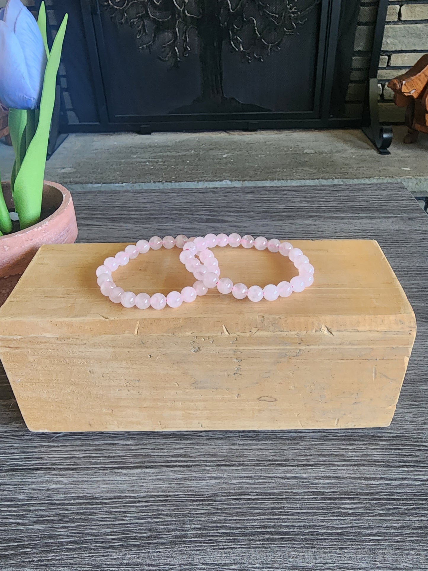 Rose Quartz Bracelet 8mm