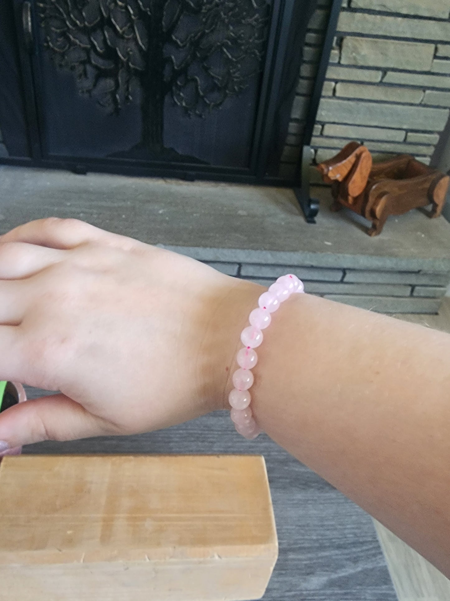 Rose Quartz Bracelet 8mm