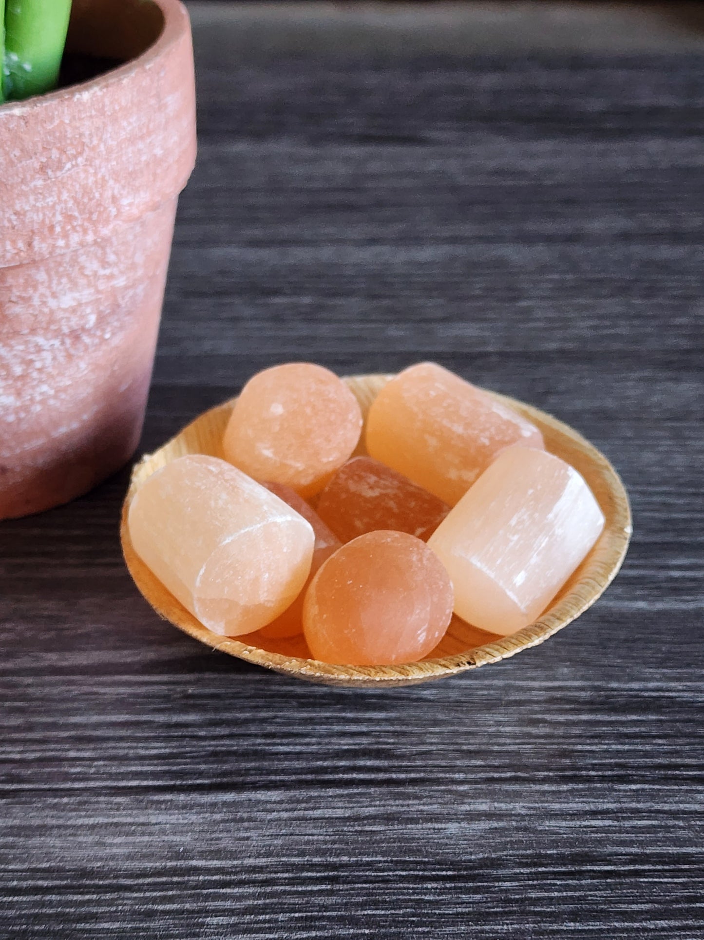 Orange Selenite Tumbles