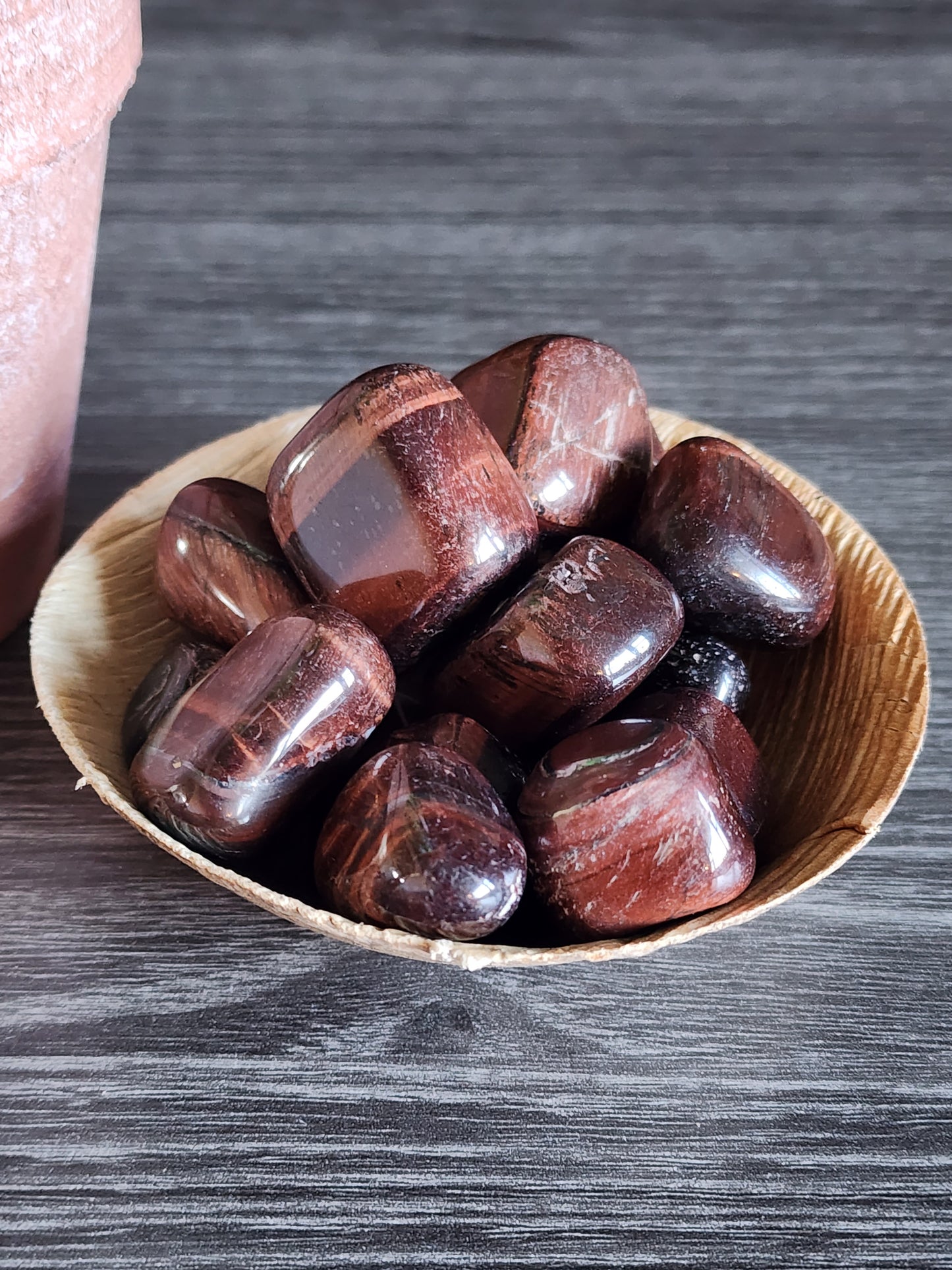 Red Tigers Eye - Tumbled