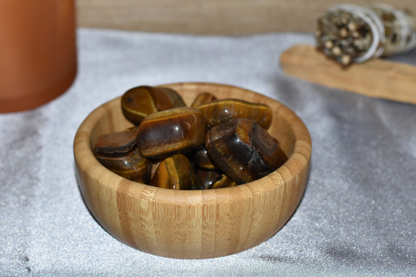 Tigers Eye - Tumbled