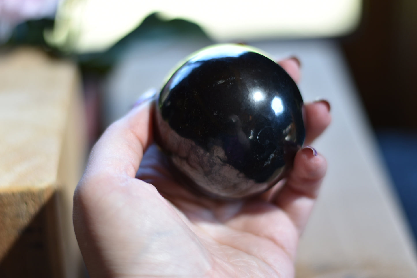 Shungite 53 mm Sphere