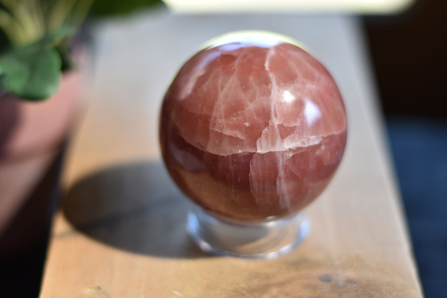 Honey Calcite 63mm Sphere