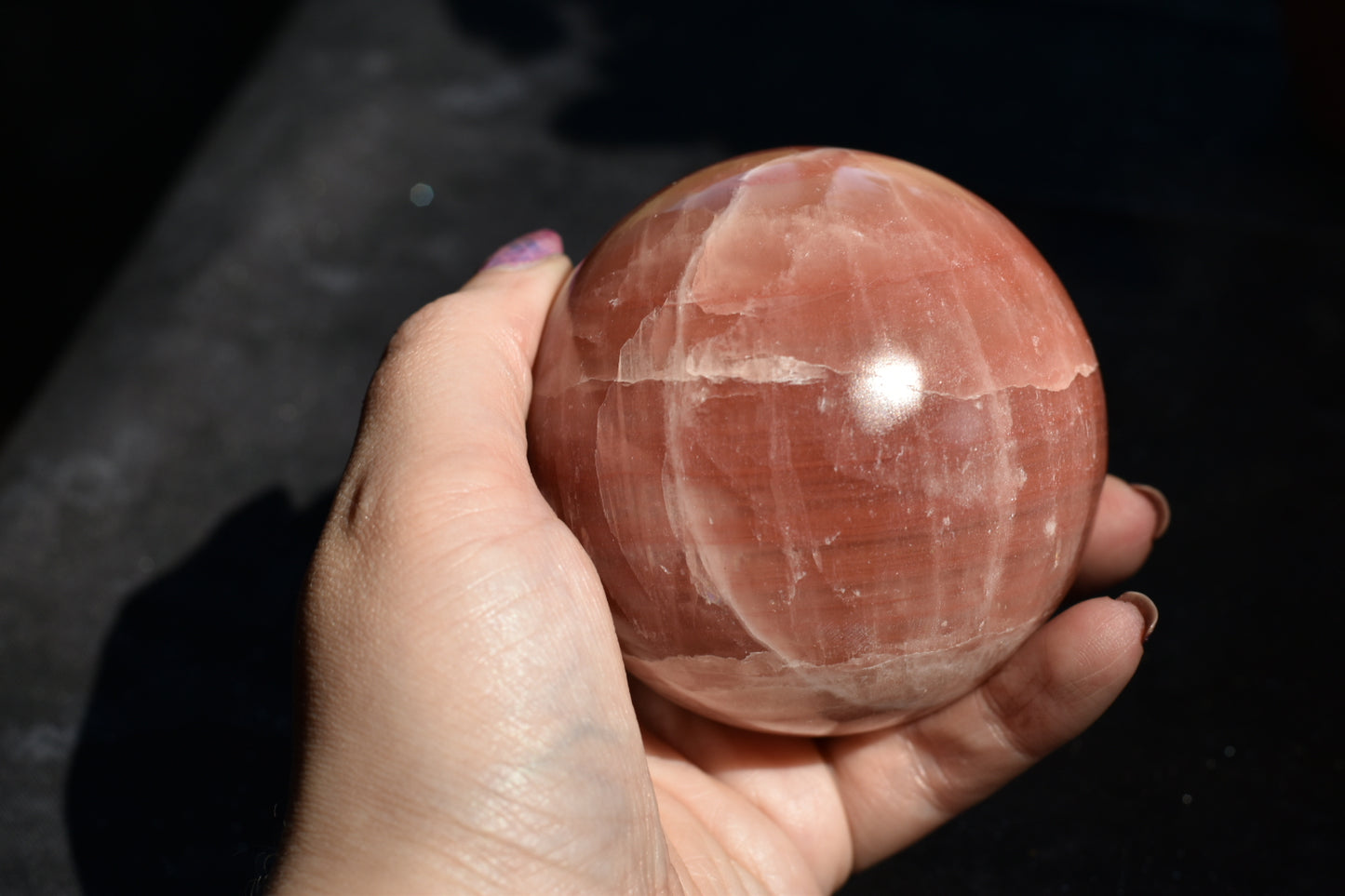 Honey Calcite 63mm Sphere