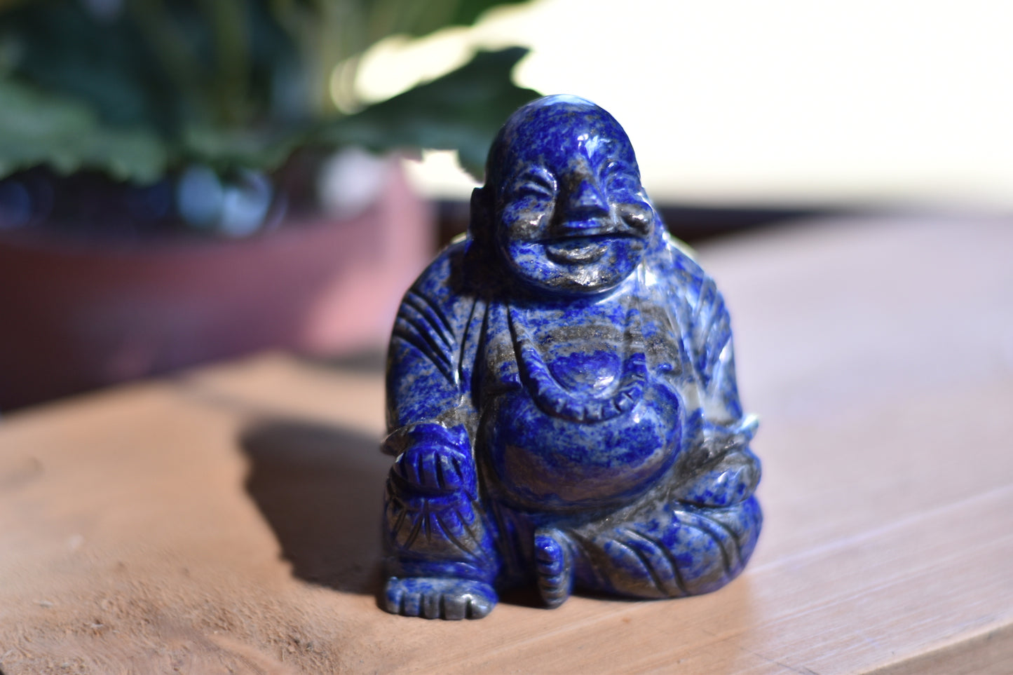Lapis Lazuli Buddha Carving