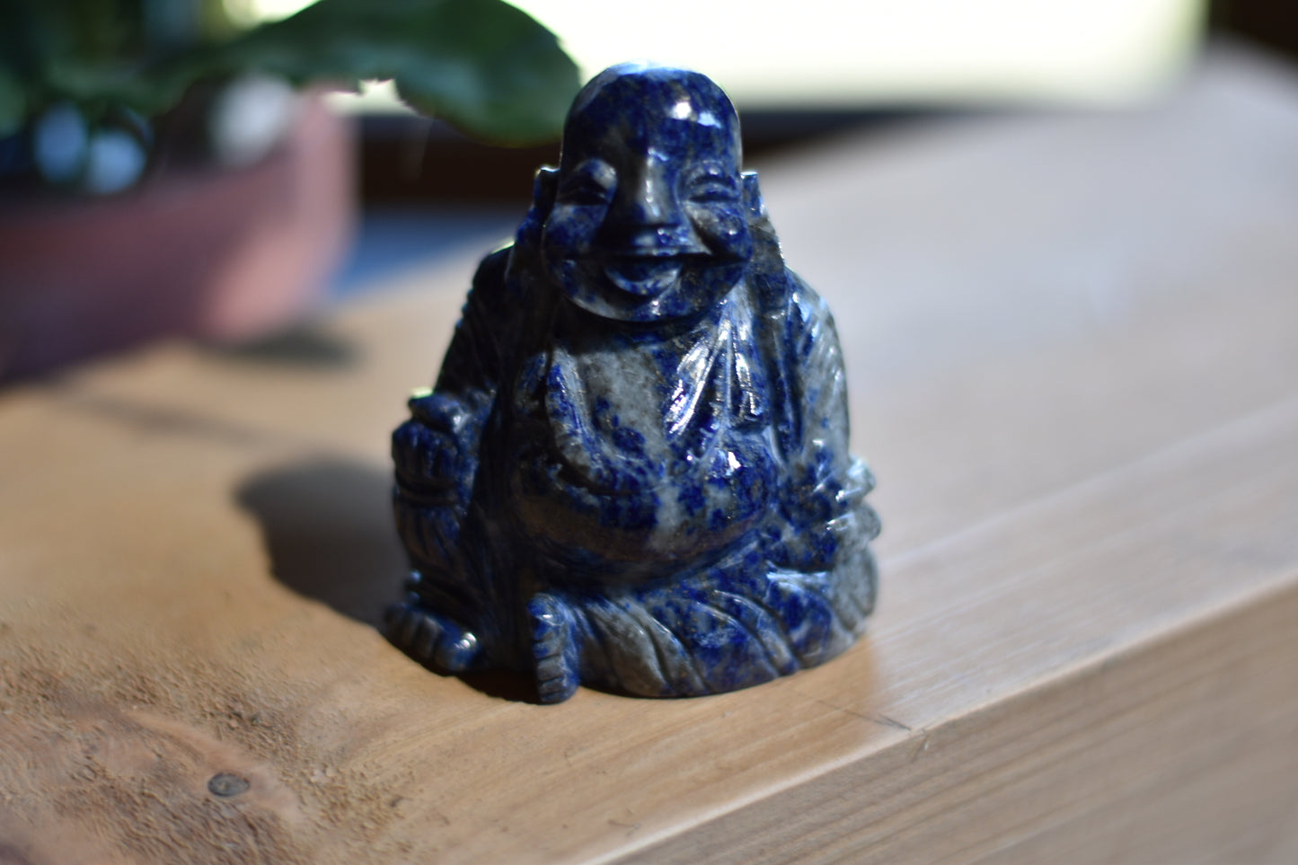 Lapis Lazuli Buddha Carving
