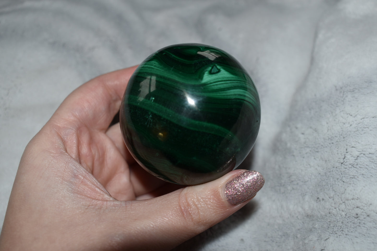 55 mm Malachite Sphere