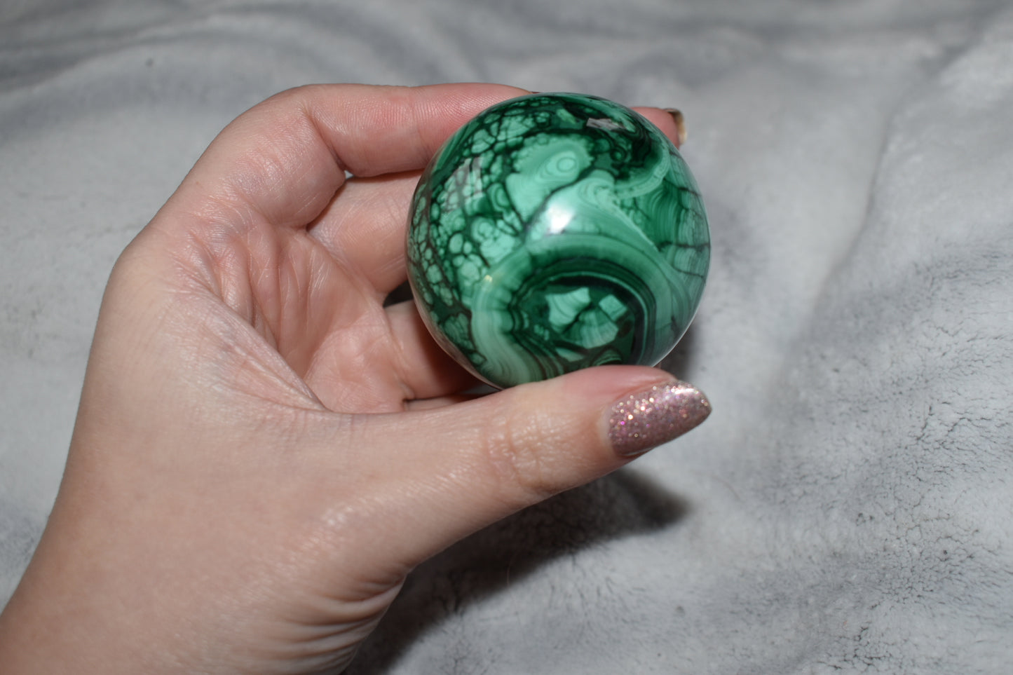 45 mm Malachite Spheres