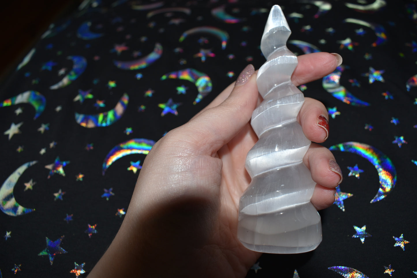 4.5 Inch Selenite Spirals