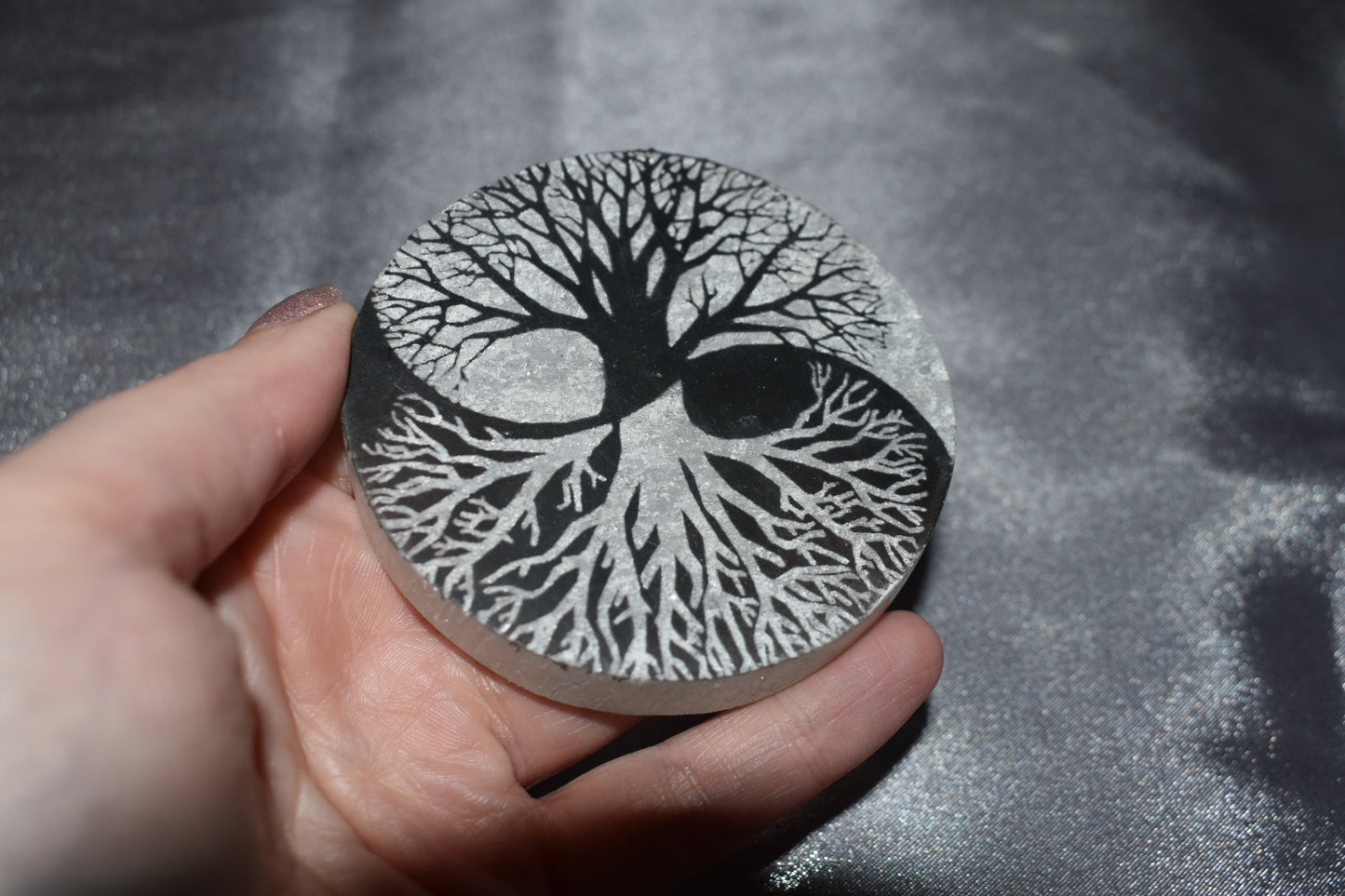 Selenite etched plates 67.5 mm
