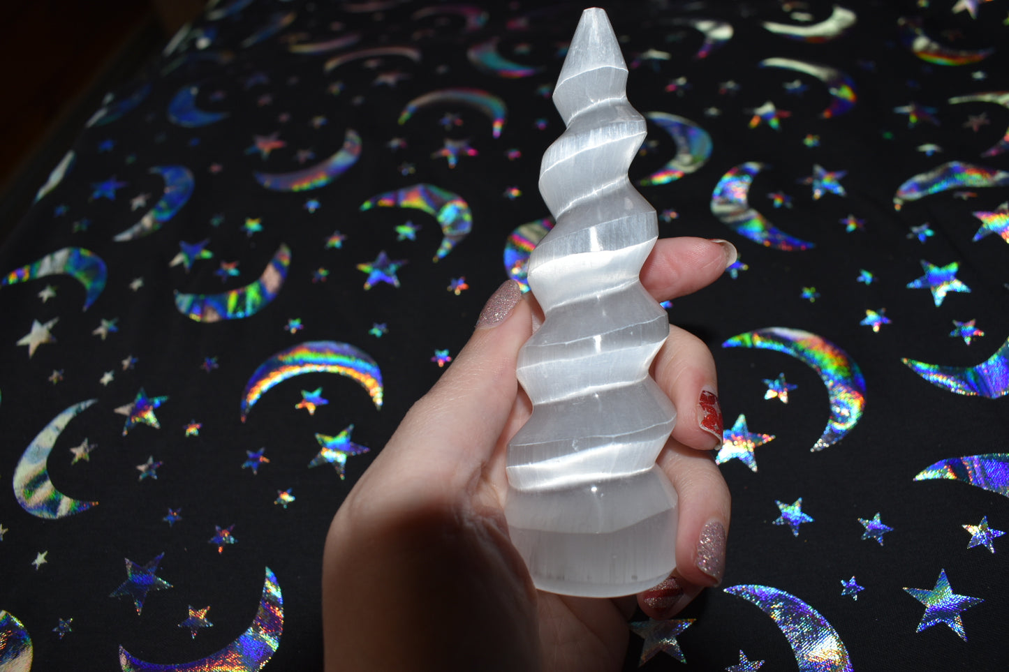 4.5 Inch Selenite Spirals
