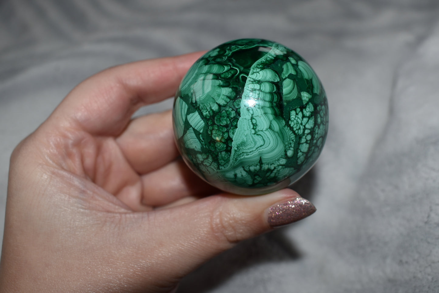 45 mm Malachite Spheres
