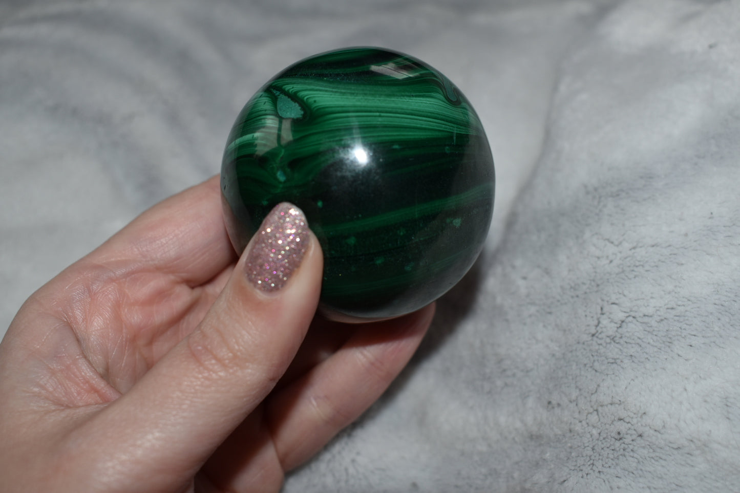 55 mm Malachite Sphere