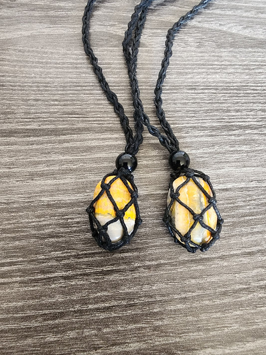 Bumblebee Jasper Necklace