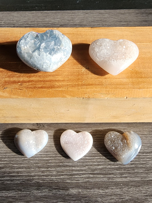 Druzy Hearts