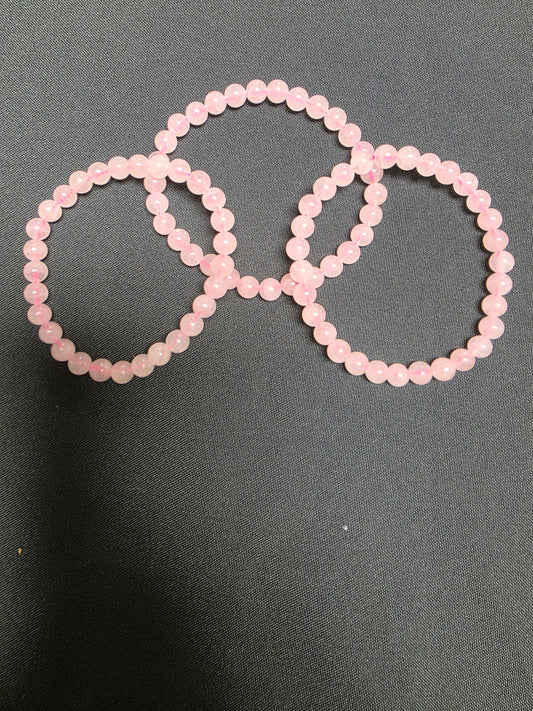 6 mm Rose Quartz Bracelet