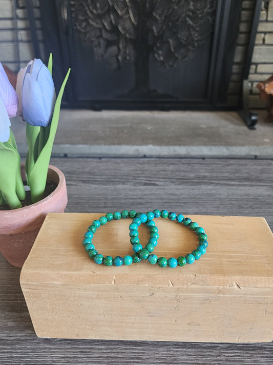 Chrysocolla Bracelet 8mm