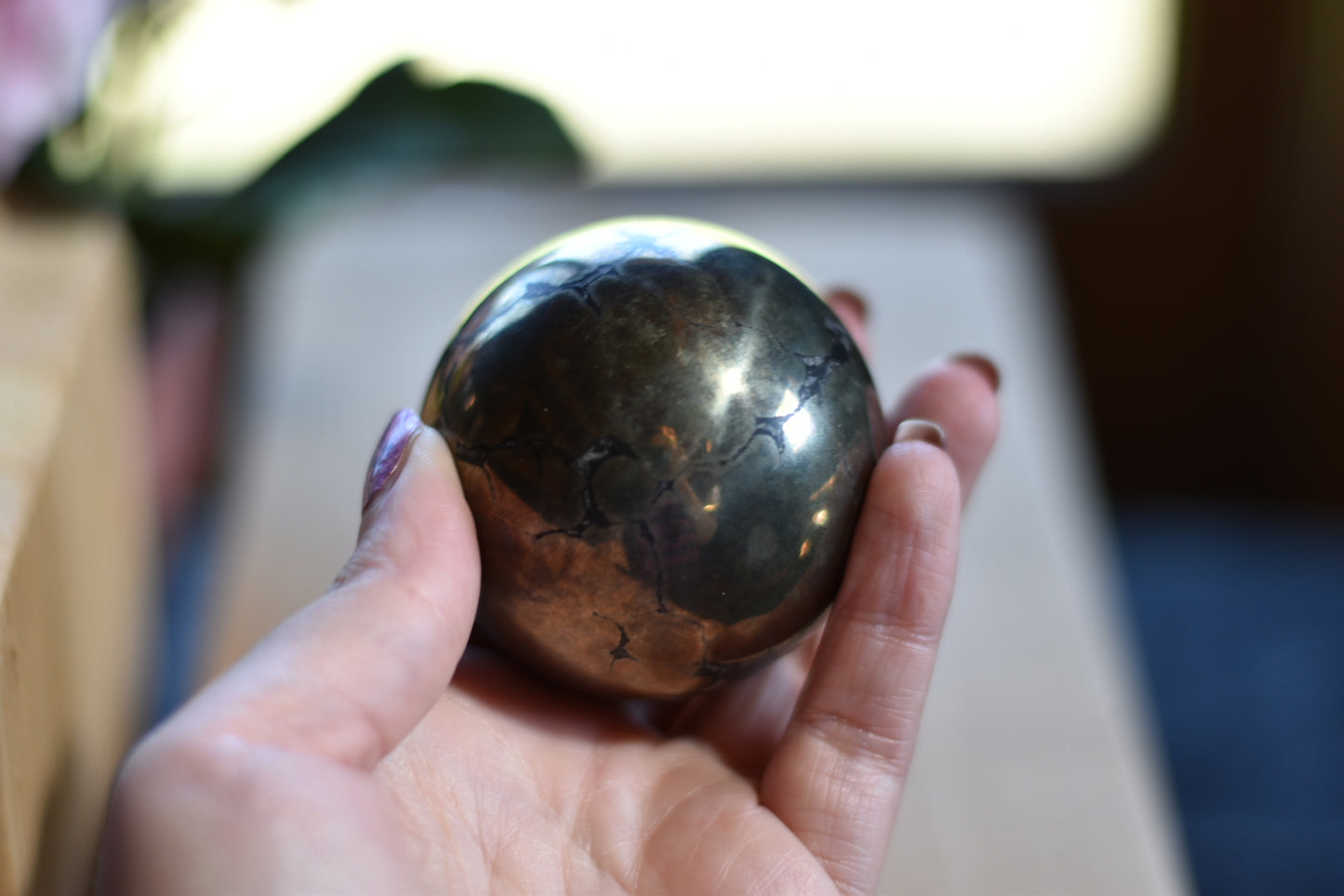 48mm Pyrite Sphere