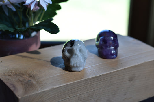 Hand Carved Skulls - Small